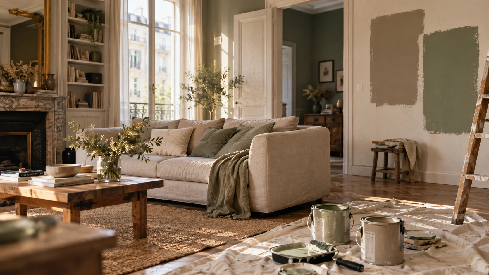 Choisir la couleur de peinture d’un salon moderne