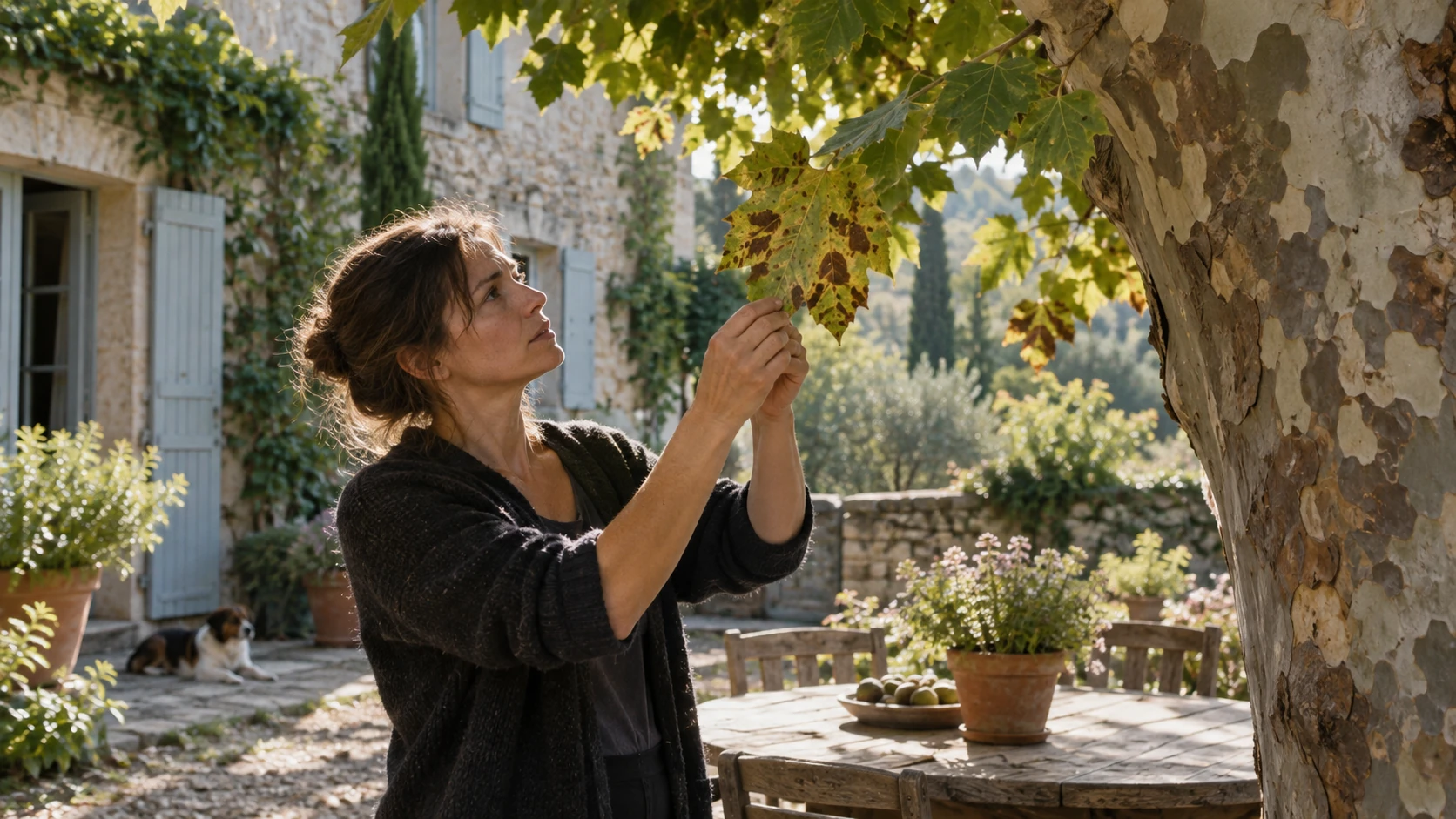 Maladies du mûrier platane