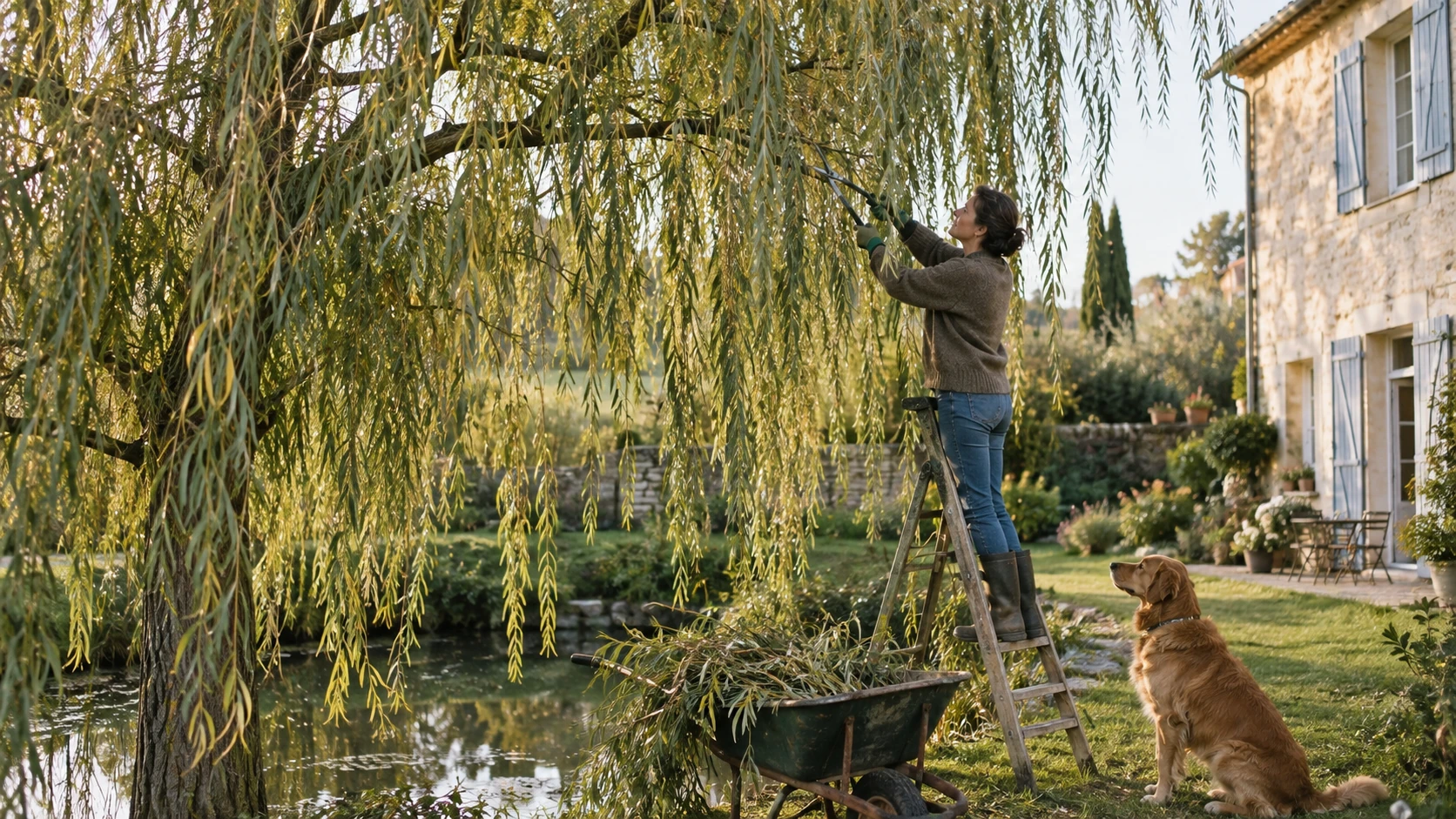 Quand et comment tailler un saule pleureur